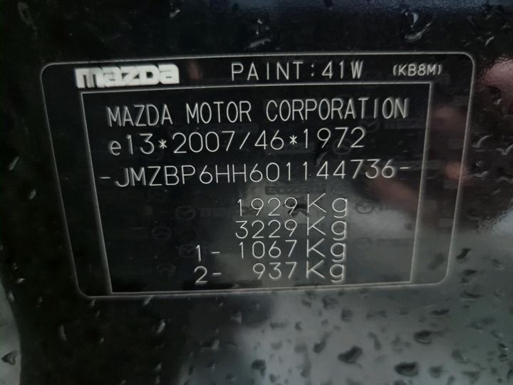 Photo 7 VIN: JMZBP6HH601144736 - MAZDA 3 