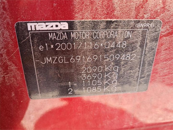 Photo 4 VIN: JMZGL691691509482 - MAZDA 6 