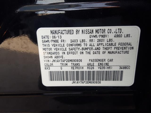 Photo 9 VIN: JN1AV7AP2EM690606 - INFINITI Q50 HYBRID 