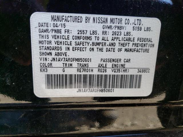 Photo 11 VIN: JN1AV7AR0FM850601 - INFINITI Q50 HYBRID 