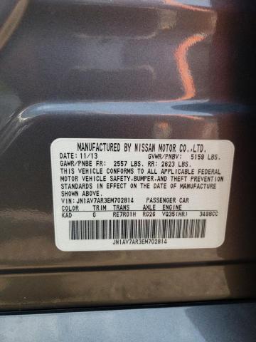 Photo 11 VIN: JN1AV7AR3EM702814 - INFINITI Q50 HYBRID 