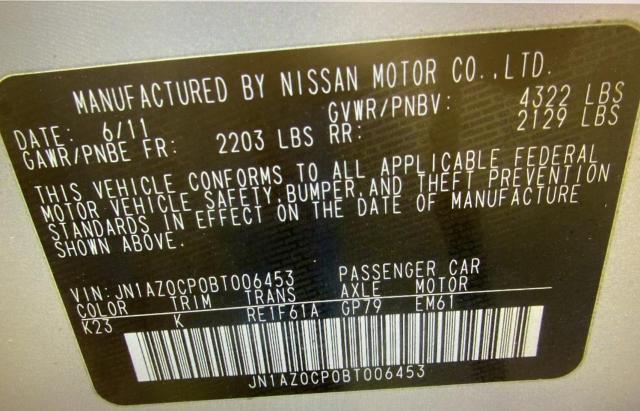 Photo 9 VIN: JN1AZ0CP0BT006453 - NISSAN LEAF SV 