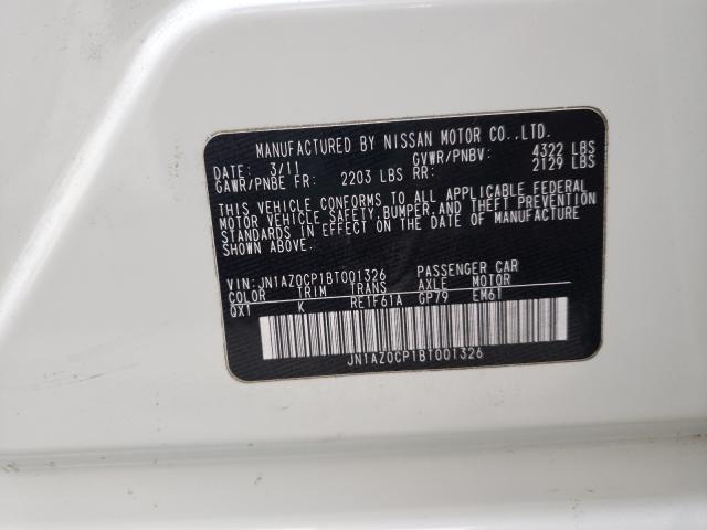 Photo 9 VIN: JN1AZ0CP1BT001326 - NISSAN LEAF 