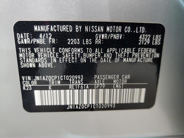 Photo 11 VIN: JN1AZ0CP1CT020993 - NISSAN LEAF 