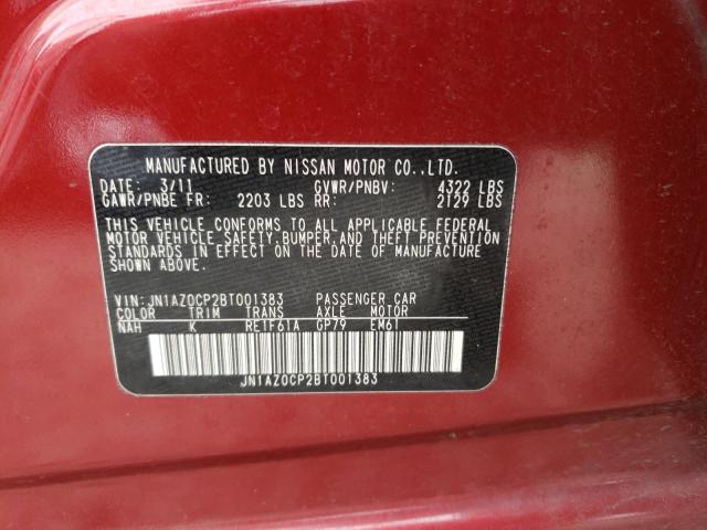 Photo 9 VIN: JN1AZ0CP2BT001383 - NISSAN LEAF SV 