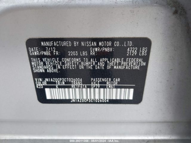 Photo 8 VIN: JN1AZ0CP3CT026004 - NISSAN LEAF 