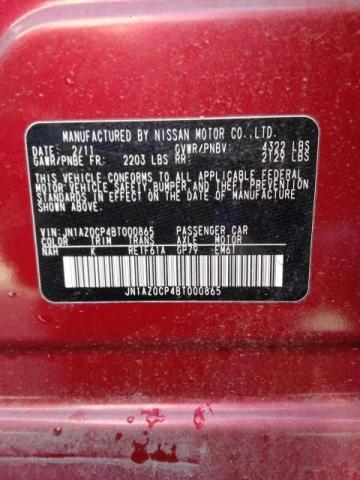 Photo 9 VIN: JN1AZ0CP4BT000865 - NISSAN LEAF 