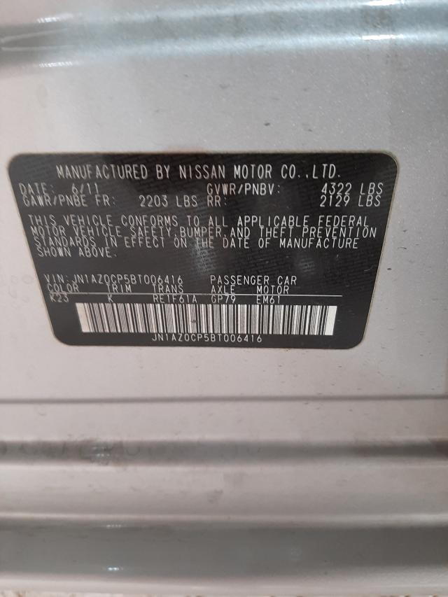 Photo 9 VIN: JN1AZ0CP5BT006416 - NISSAN LEAF SV 