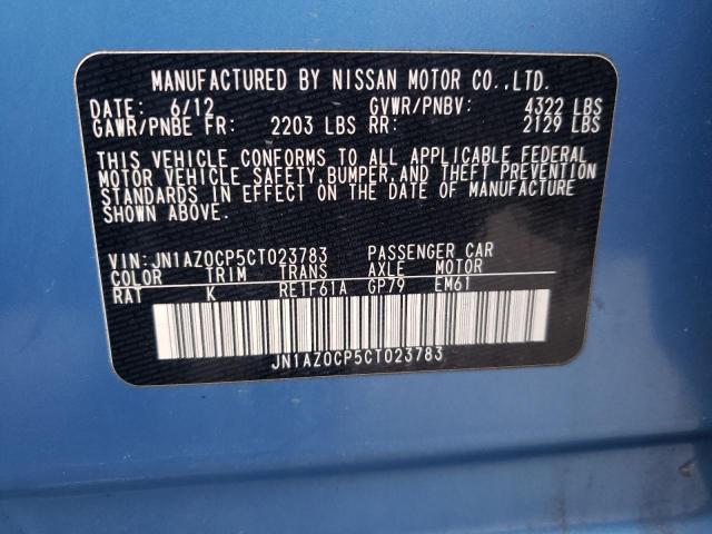 Photo 12 VIN: JN1AZ0CP5CT023783 - NISSAN LEAF 