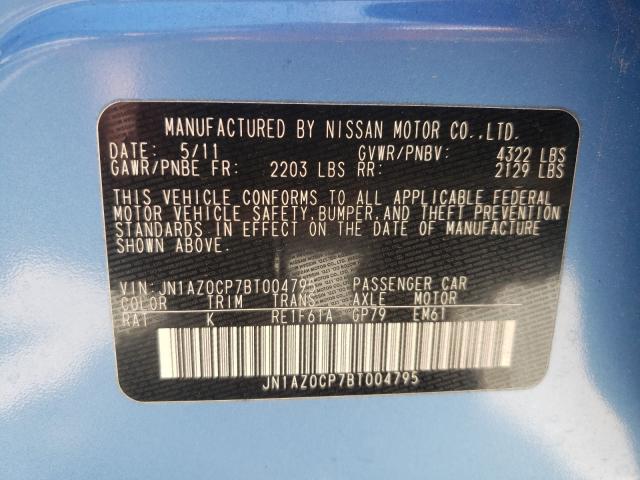 Photo 9 VIN: JN1AZ0CP7BT004795 - NISSAN LEAF SV 