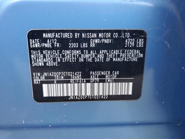 Photo 11 VIN: JN1AZ0CP7CT021422 - NISSAN LEAF 