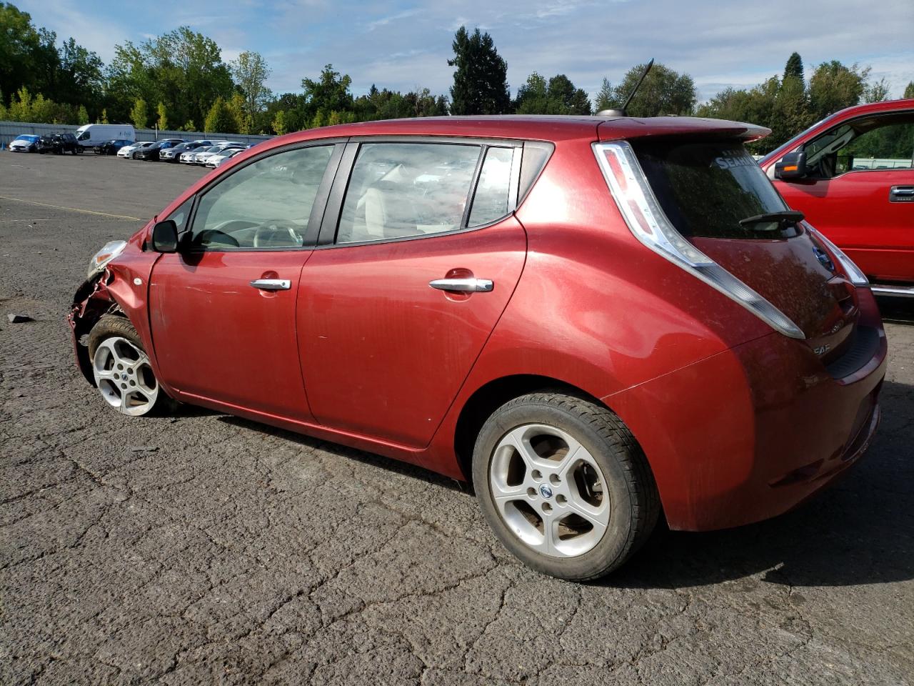 Photo 1 VIN: JN1AZ0CP8CT016648 - NISSAN LEAF 