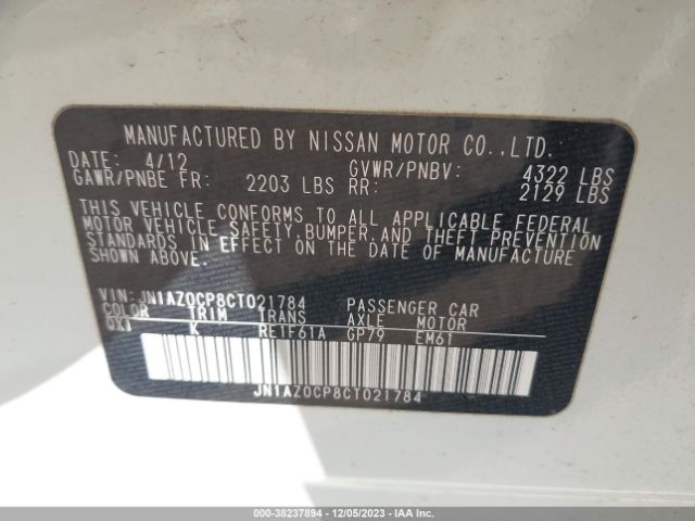 Photo 8 VIN: JN1AZ0CP8CT021784 - NISSAN LEAF 