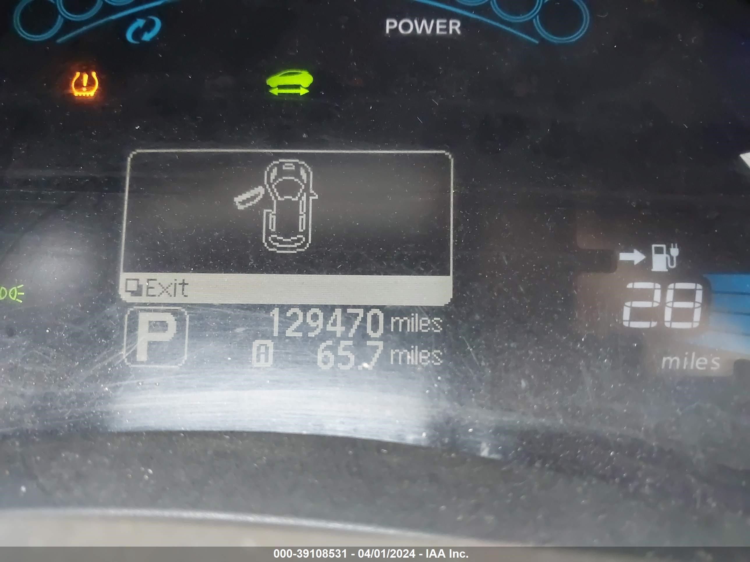 Photo 11 VIN: JN1AZ0CP9CT016433 - NISSAN LEAF 