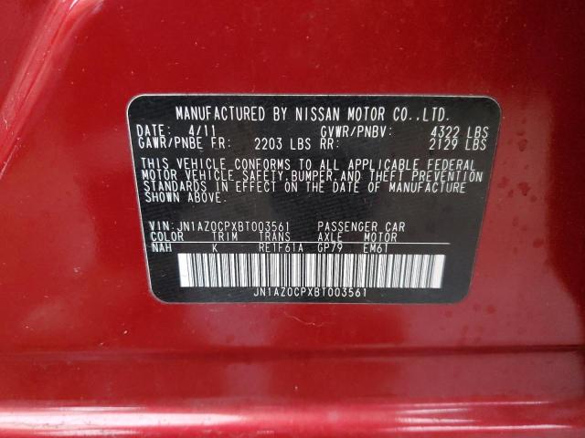 Photo 11 VIN: JN1AZ0CPXBT003561 - NISSAN LEAF 