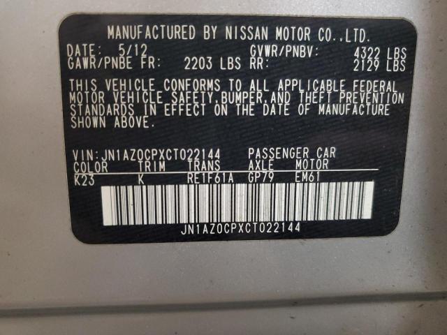 Photo 12 VIN: JN1AZ0CPXCT022144 - NISSAN LEAF 