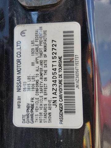 Photo 11 VIN: JN1AZ34D54T152727 - NISSAN 350Z 