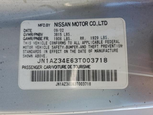 Photo 11 VIN: JN1AZ34E63T003718 - NISSAN 350Z 