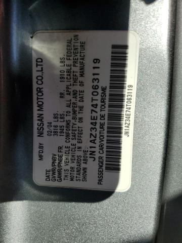 Photo 12 VIN: JN1AZ34E74T063119 - NISSAN 350Z COUPE 