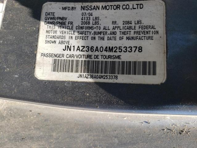 Photo 11 VIN: JN1AZ36A04M253378 - NISSAN 350Z 