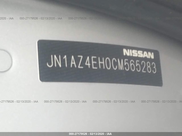 Photo 8 VIN: JN1AZ4EH0CM565283 - NISSAN 370Z 