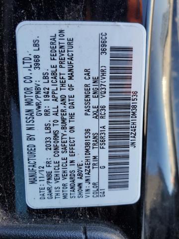 Photo 12 VIN: JN1AZ4EH1DM381536 - NISSAN 370Z BASE 