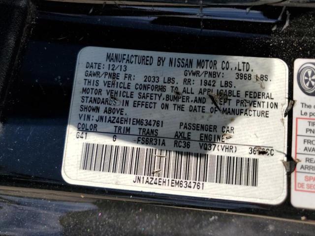 Photo 9 VIN: JN1AZ4EH1EM634761 - NISSAN 370Z BASE 