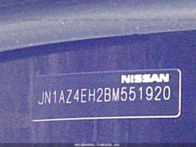 Photo 8 VIN: JN1AZ4EH2BM551920 - NISSAN 370Z 