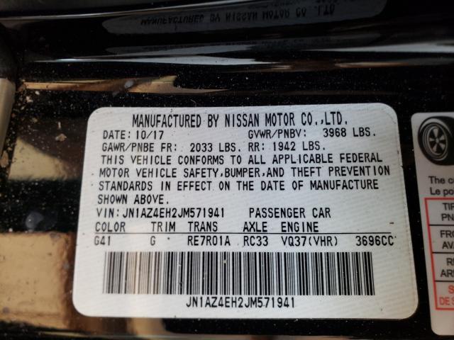 Photo 9 VIN: JN1AZ4EH2JM571941 - NISSAN 370Z BASE 