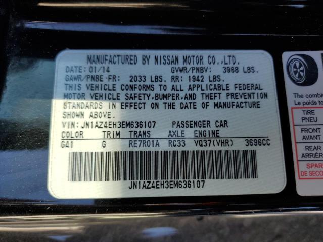 Photo 11 VIN: JN1AZ4EH3EM636107 - NISSAN 370Z BASE 