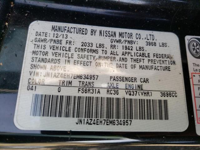 Photo 9 VIN: JN1AZ4EH7EM634957 - NISSAN 370Z BASE 