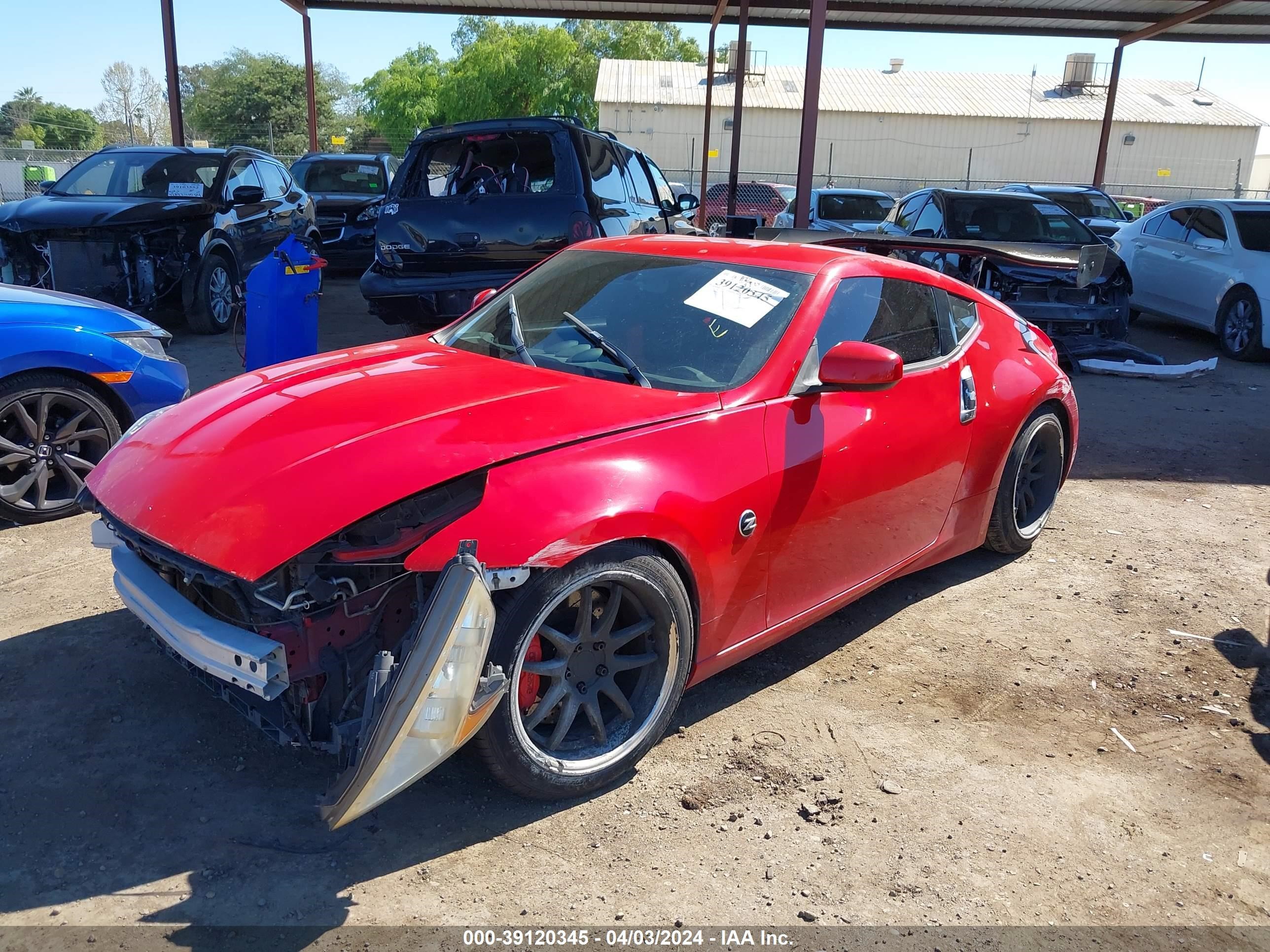 Photo 1 VIN: JN1AZ4EH7HM953831 - NISSAN 370Z 