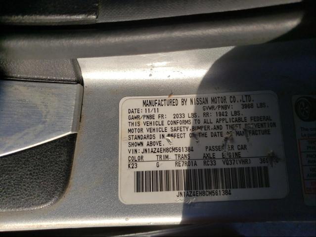 Photo 9 VIN: JN1AZ4EH8CM561384 - NISSAN 370Z BASE 