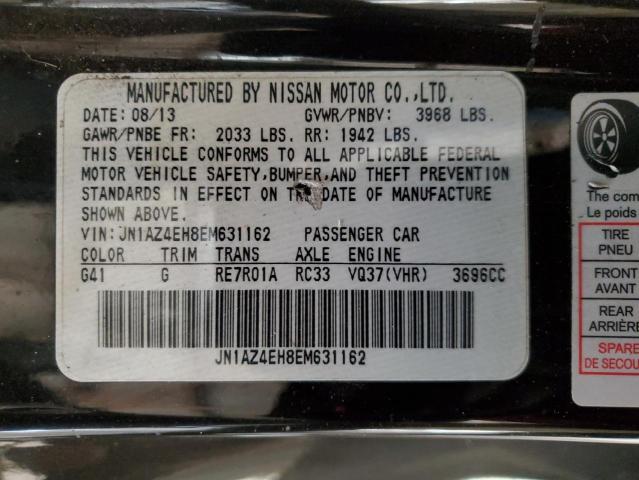 Photo 11 VIN: JN1AZ4EH8EM631162 - NISSAN 370Z BASE 