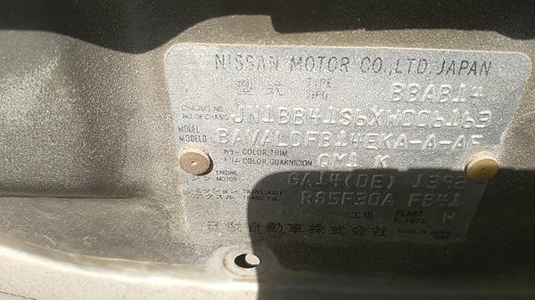 Photo 1 VIN: JN1BB41S6XW006163 - NISSAN SUNNY 