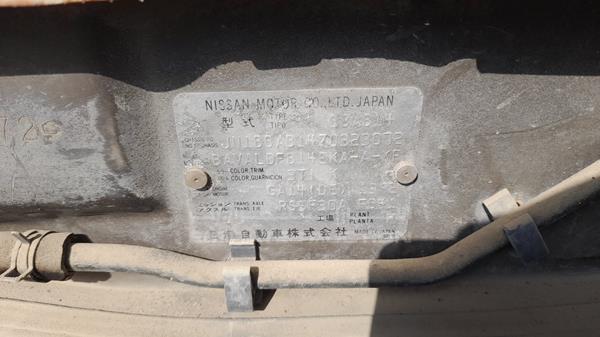 Photo 1 VIN: JN1BBAB14Z0323072 - NISSAN SUNNY 