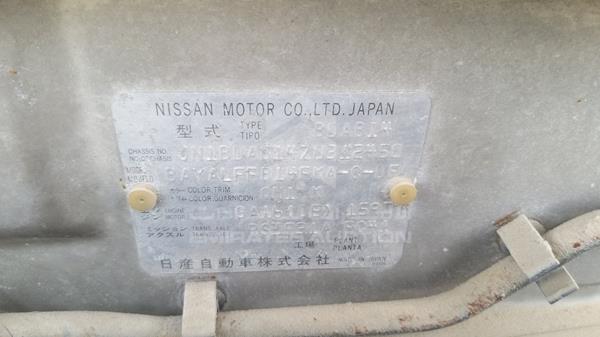 Photo 2 VIN: JN1BDAB14Z0312450 - NISSAN SUNNY 