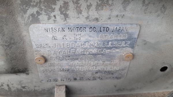 Photo 2 VIN: JN1BDAB14Z0318212 - NISSAN SUNNY 