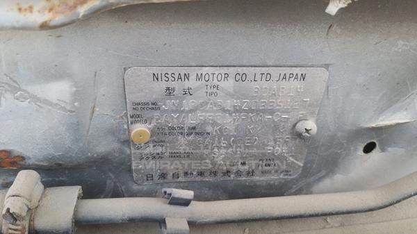 Photo 3 VIN: JN1BDAB14Z0335127 - NISSAN SUNNY 