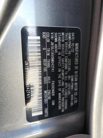 Photo 9 VIN: JN1BJ1AV0NW342741 - NISSAN ROGUE SPOR 