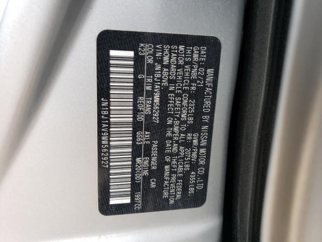 Photo 12 VIN: JN1BJ1AV9MW562927 - NISSAN ROGUE SPOR 