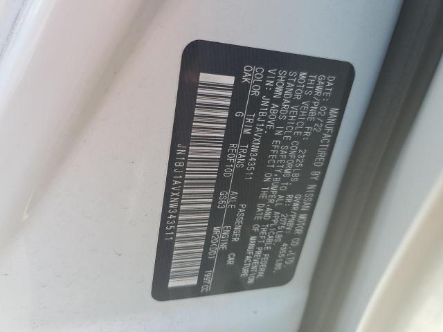 Photo 11 VIN: JN1BJ1AVXNW343511 - NISSAN ROGUE 