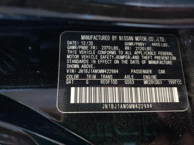 Photo 12 VIN: JN1BJ1AW0MW422984 - NISSAN ROGUE SPOR 