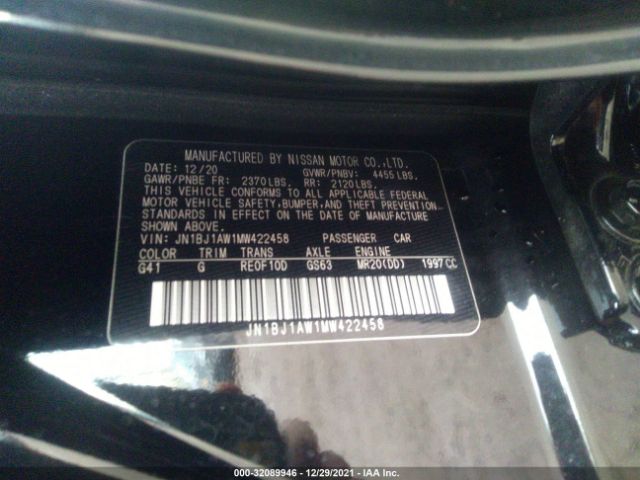 Photo 8 VIN: JN1BJ1AW1MW422458 - NISSAN ROGUE SPORT 