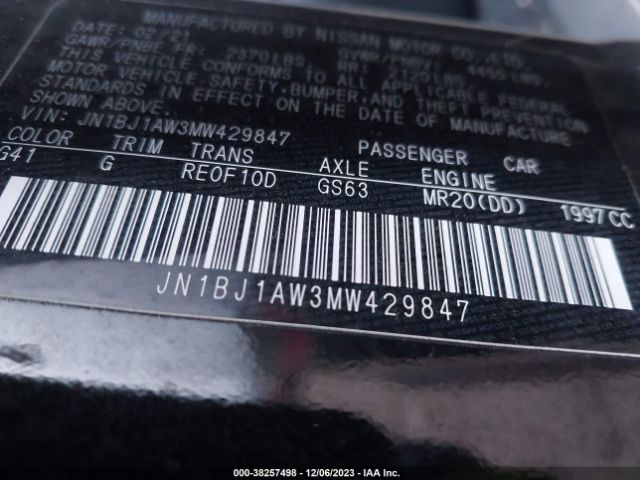 Photo 8 VIN: JN1BJ1AW3MW429847 - NISSAN ROGUE SPORT 