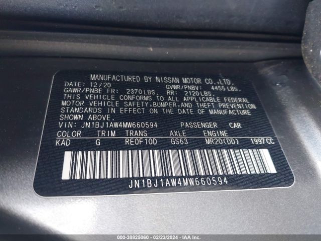 Photo 8 VIN: JN1BJ1AW4MW660594 - NISSAN ROGUE SPORT 