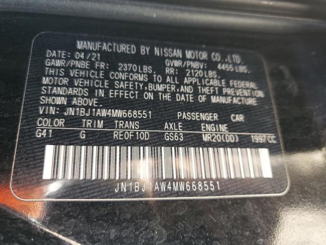 Photo 12 VIN: JN1BJ1AW4MW668551 - NISSAN ROGUE SPOR 