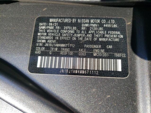 Photo 12 VIN: JN1BJ1AW4MW671112 - NISSAN ROGUE 