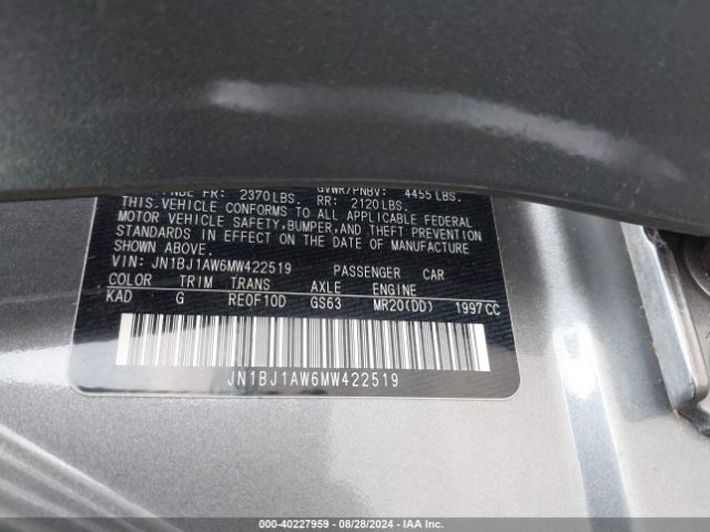 Photo 8 VIN: JN1BJ1AW6MW422519 - NISSAN ROGUE SPORT 