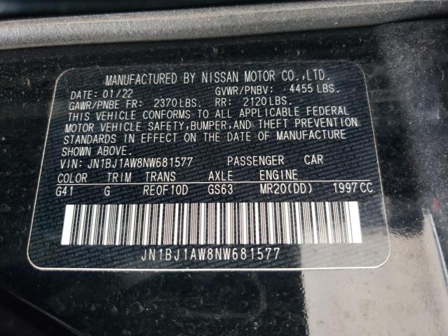 Photo 11 VIN: JN1BJ1AW8NW681577 - NISSAN ROGUE SPOR 